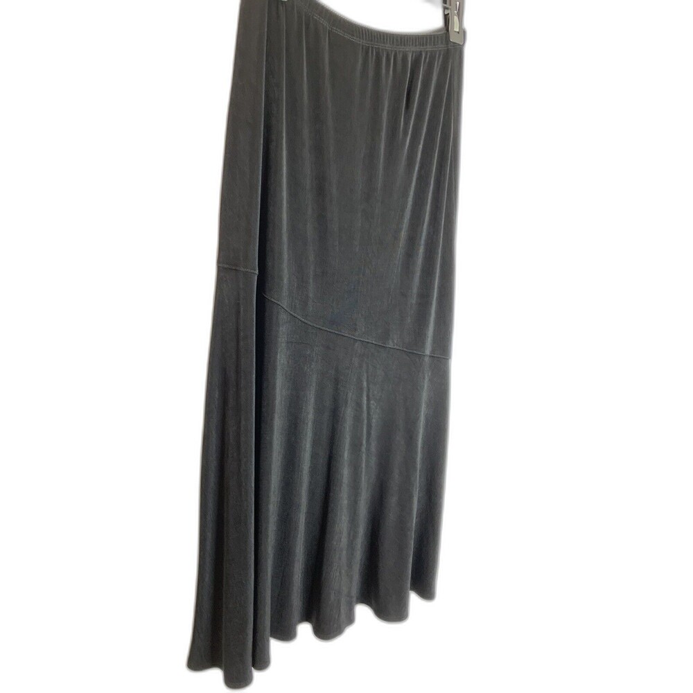 Chico's TRAVELERS SIZE 1 ASSYMETRICAL BLACK SKIRT